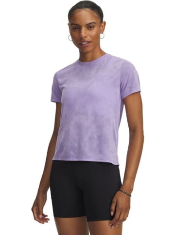 Under Armour Sportshirt "Launch Jacquard T-Shirt" in Lila