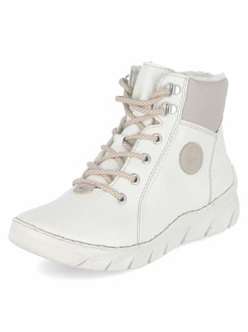 rieker Schnürstiefel in weiss