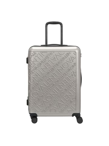 Valentino Bags Mars Carry On - 4-Rollen-Trolley M 65 cm (nero) in silver
