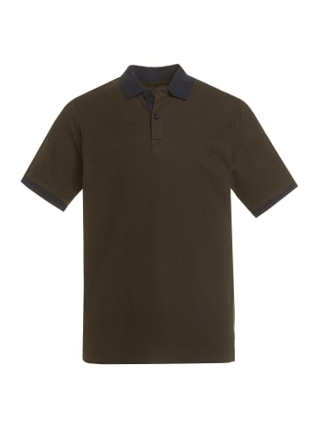 JP1880 Poloshirt in dunkelbraun