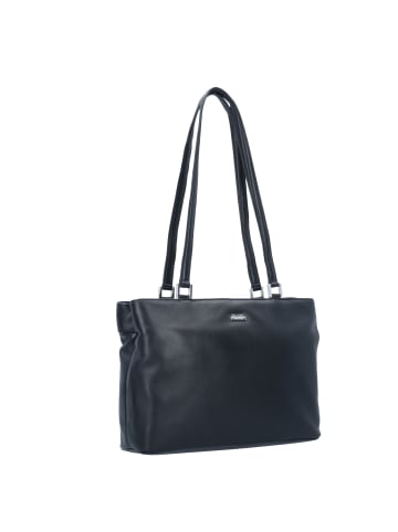 PICARD Really Schultertasche Leder 29 cm in schwarz