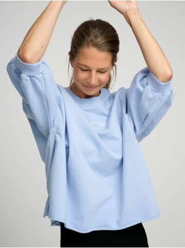 Moshi Moshi Mind Pullover mantra in light blue