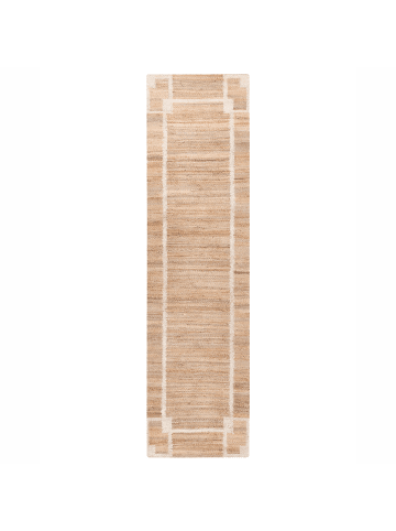 Beliani Kurzflor GONDIA in Beige - (W) 80 x (L) 300 cm