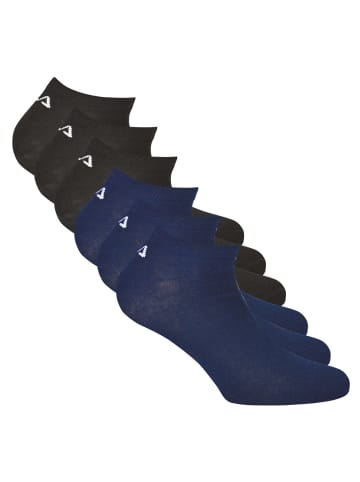 Fila Socken 6er Pack in Schwarz/Blau