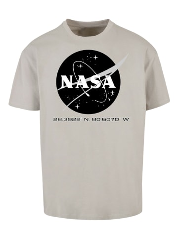 F4NT4STIC T-Shirt NASA Logo Meatball PHIBER METAVERSE FASHION in lightasphalt