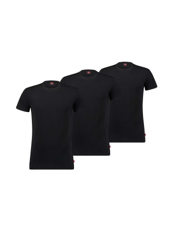 Levi´s T-Shirt 3er Pack in Schwarz