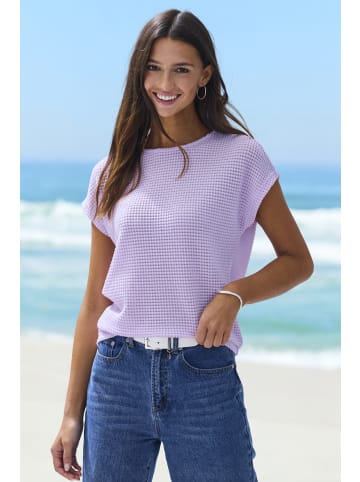 Vivance by Lascana Kurzarmshirt in lila