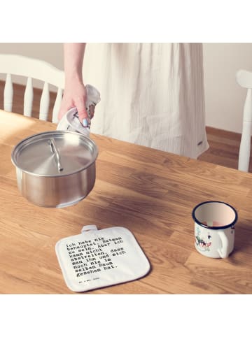 Mr. & Mrs. Panda Topflappen Ich habe nie behauptet,... mit Spruch in Weiß