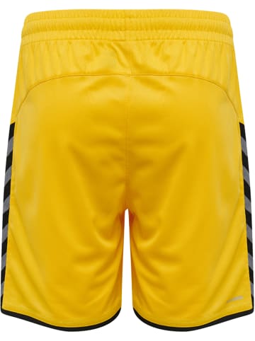 Hummel Hummel Shorts Hmlauthentic Multisport Unisex Kinder Feuchtigkeitsabsorbierenden Leichte Design in SPORTS YELLOW/BLACK