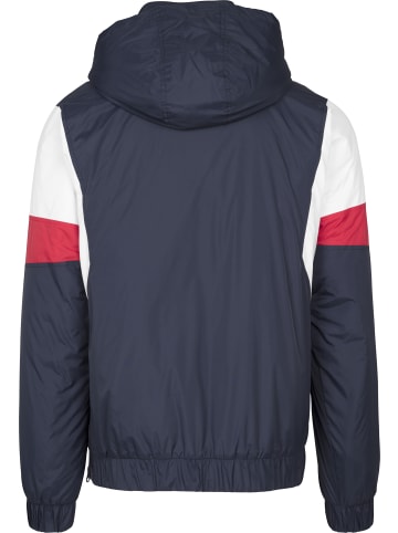 Urban Classics Winterjacken in navy/white/fire red