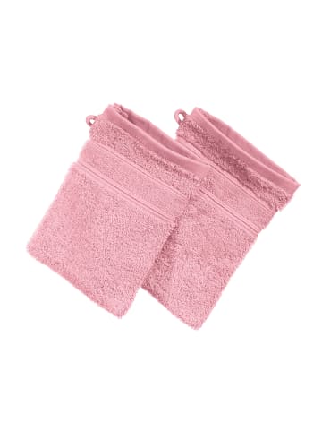 Erwin Müller Frottier Waschhandschuh 2er-Pack Karlsruhe in altrosa