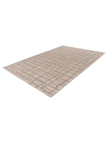 Vivorum Wohnzimmer Teppich – Kurzflorteppich Angel 125 in beige