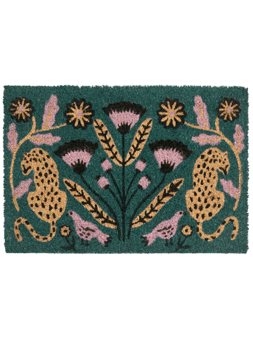 Beliani Fußmatte NAKNEK in Bunt - (W) 50 x (L) 80 cm