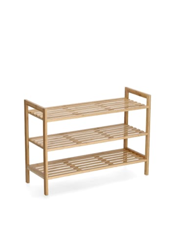 Bambusregal für Schuhe in Braun, 70 x 26 x 50 cm