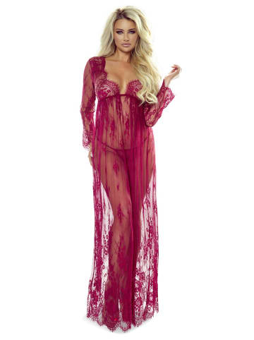 Provocative Langes Kleid in rot
