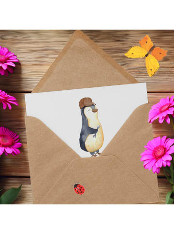 Mr. & Mrs. Panda Glückwunschkarte Elektriker Durchblick mit Spruch in Weiß