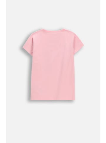 Coccodrillo T-Shirt mit kurzen Ärmeln in gedämpftes Rosa