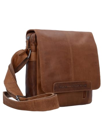 The Chesterfield Brand Wax Pull Up Umhängetasche Leder 22 cm cognac