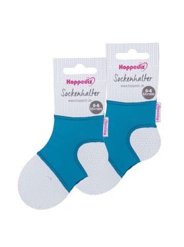 Hoppediz Babysocken Sockenhalter in 2-er Set petrol