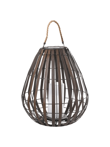 Beliani Dekobeleuchtung LUFUPA in Braun/Schwarz - (W) 37 x (H) 61 x (L) 37 cm