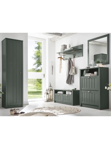 Furn.Design Garderobenkombination grün, Landhausstil, Garderobe Set 5-teilig 272 x 198 cm