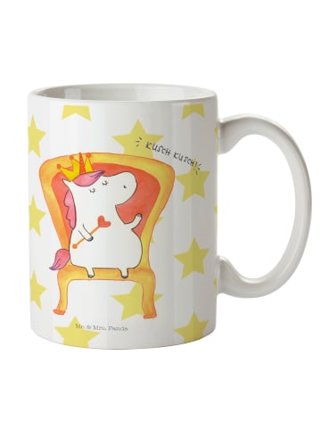 Mr. & Mrs. Panda Kaffeetasse Einhorn Prinzessin ohne Spruch in Weiß