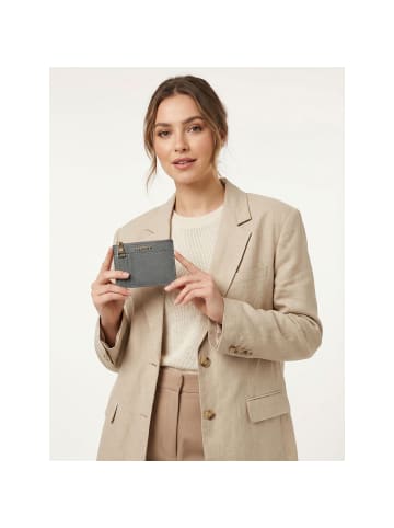 Lazarotti Bologna Leather Schlüsseletui Cardholder Leder 11,5 cm mit Air Tag Fach in grey