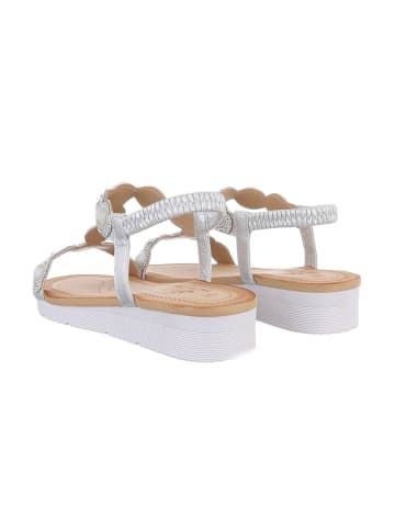 Ital-Design Sandale & Sandalette in Silber