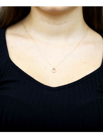 Vanlere Kette aus 375 Gelbgold Buchstabe T