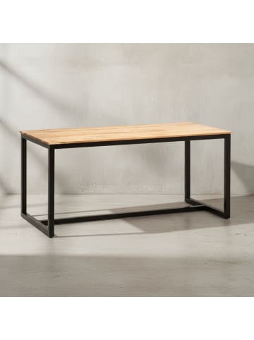 KADIMA DESIGN Esszimmertisch 180x90x76 cm Massivholz Metall Esstisch