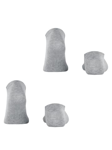 Burlington Sneaker-Socken Doppelpack in Light grey