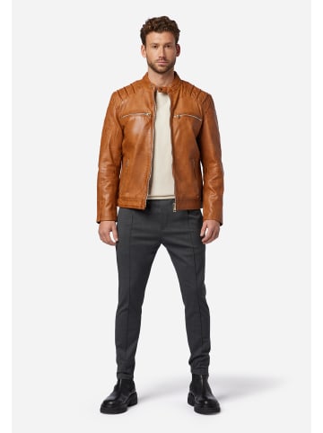 Ricano Herren Lederjacke Caesar in Cognac