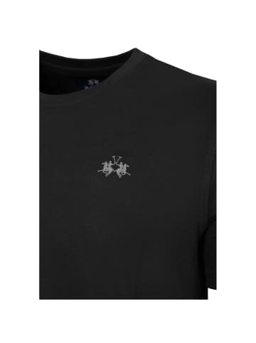 La Martina T-Shirt CCMR14 in schwarz