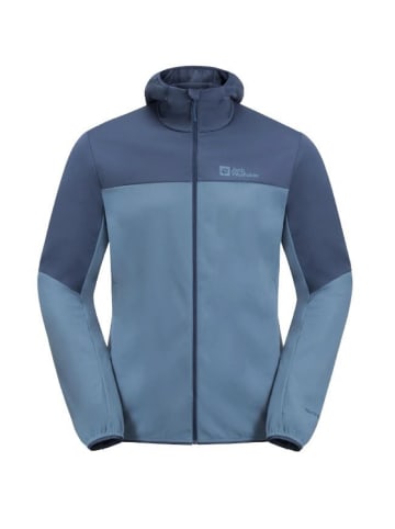 Jack Wolfskin Unterjacke FELDBERG HOODY M in Blau