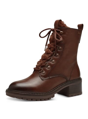 Tamaris Schnürstiefel in dunkelbraun