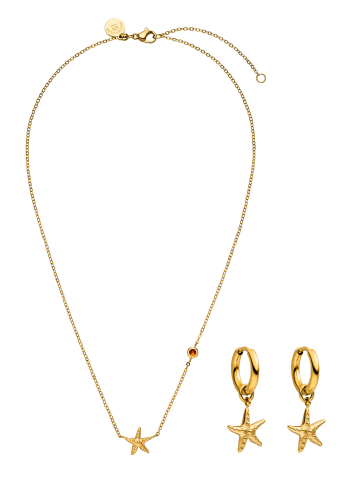 PURELEI 2tlg. Schmuckset Mahina Club Beach Star in Gold