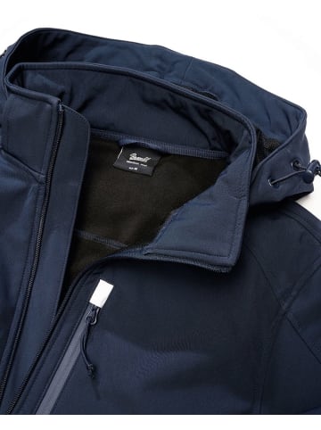Brandit Softshelljacke "Softshelljacket Hurricane" in Blau
