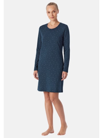 Schiesser Nachthemd Casual Essentials in Ultra violett
