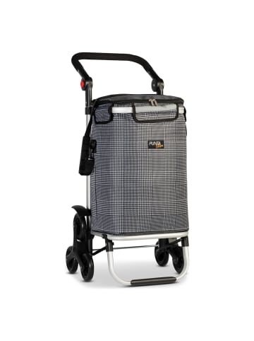 Punta Fabrizio Einkaufstrolley 50 cm schwarz-weiss