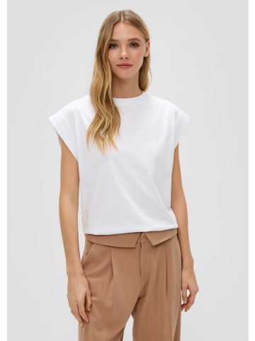 QS T-Shirt in 0100_weiß