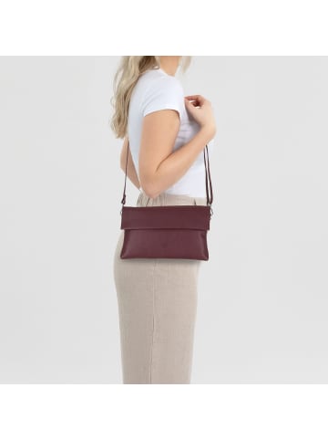 Jost Vika Umhängetasche Leder 28 cm in wine