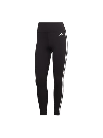 adidas Train Essentials 3-Streifen High Waisted 7/8-Leggings in Schwarz