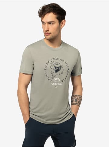 super.natural Merino T-Shirt JUHOS FINEST in grau