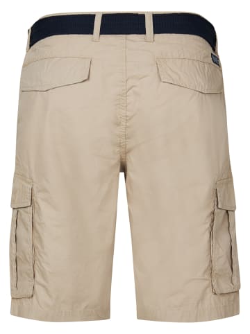 Petrol Industries Cargo-Shorts mit Gürtel Azure in Braun