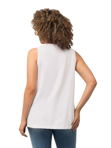 Ulla Popken Strick-Top in schneeweiß