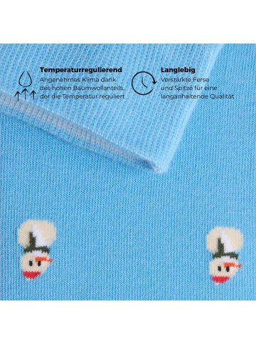 von Jungfeld Signature Icons mit Weihnachtsmotiven in Snowman Mini Ice Blue