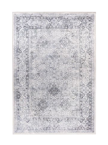 Kayoom Kurzflor Teppich Rhodin 125 in grau - rechteckig