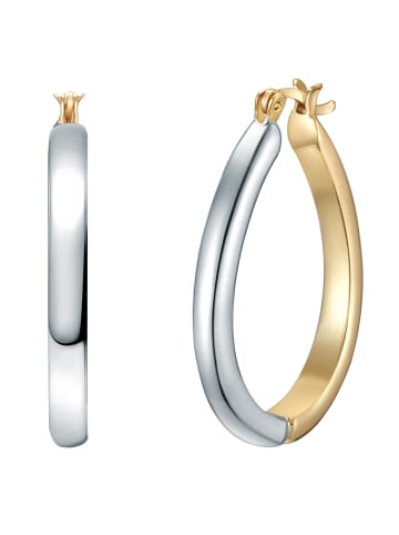 Yokoamii Creolen Metall-Legierung in gelbgold