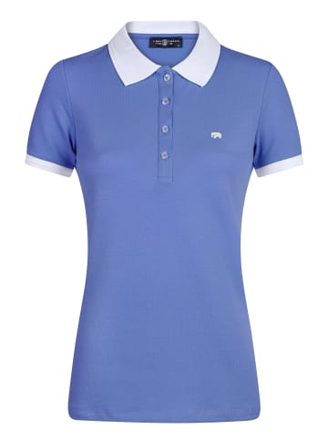 JIMMY SANDERS Polo Shirt Kurz Arm in Blau