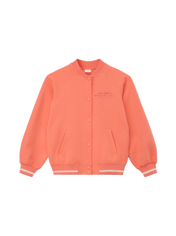 s.Oliver Sweatshirt Jacke langarm in Orange